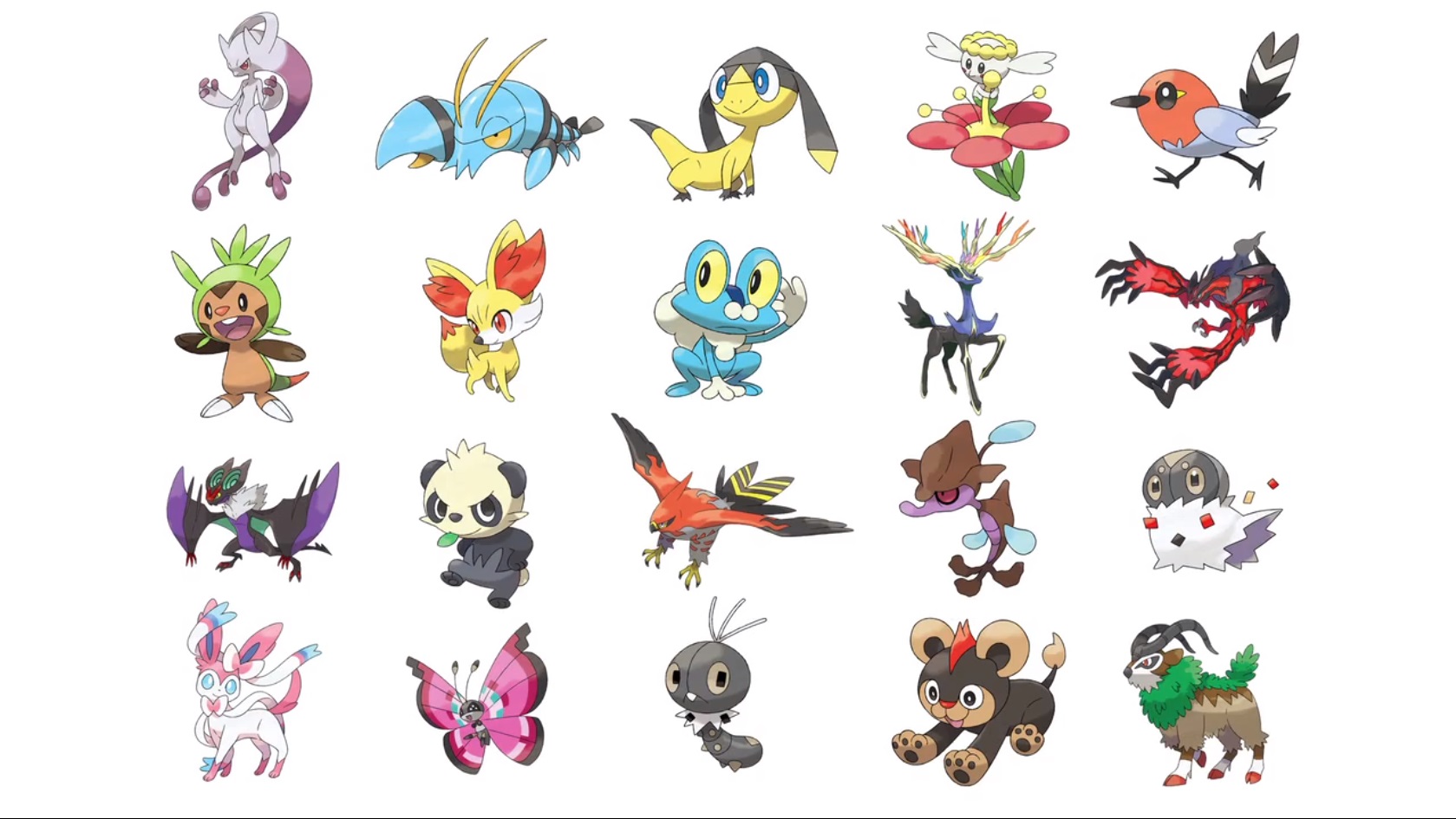 Pokemon X And Y Starters Evolution Chart 